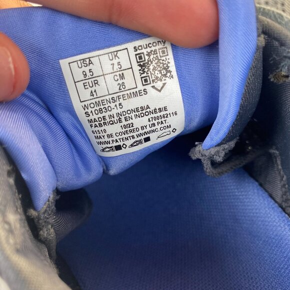 Saucony Women's S10830-15 Ride 16 Running Shoes, Fossil/Pool, Size 9.5 Wide US - Picture 11 of 15